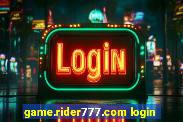 game.rider777.com login